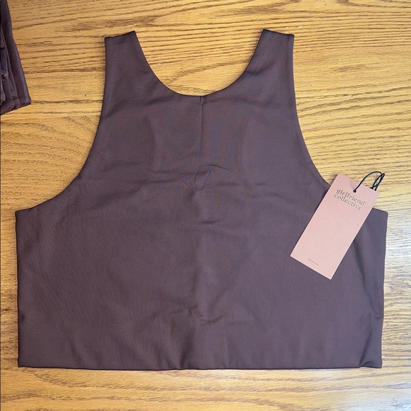 Girlfriend Collective Chocolate Brown Top - Picture 1 of 3